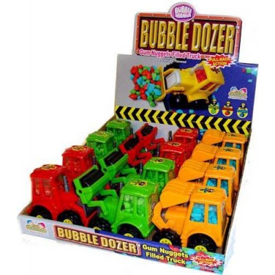 KIDS MANIA BUBBLE DOZER CANDY 12CT/PACK